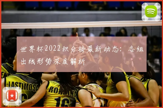 世界杯2022积分榜最新动态：各组出线形势深度解析